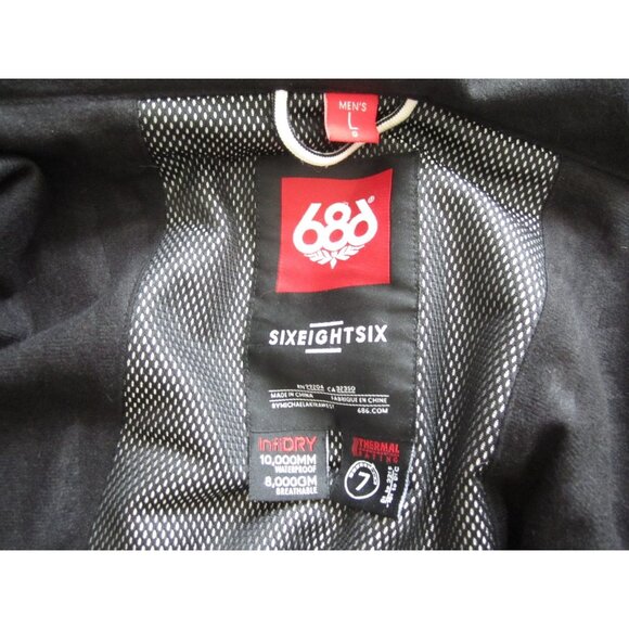 Men 686 Polyester Thermal Infidry Full Zip Hoodie Ranger Jacket Sz L (MJ39) - Picture 11 of 12